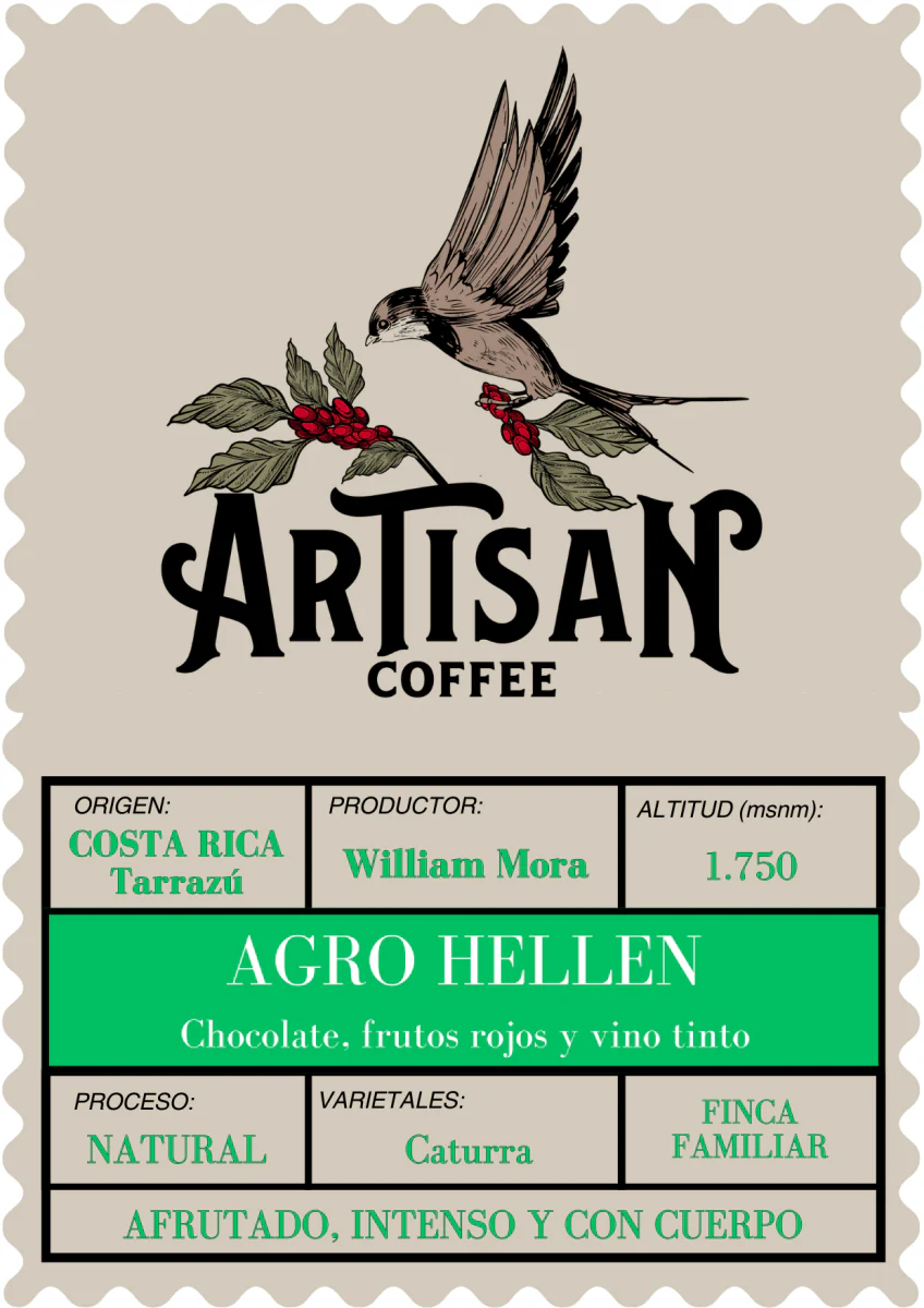 Agro Hellen. Café de Costa Rica. Natural - Image 2