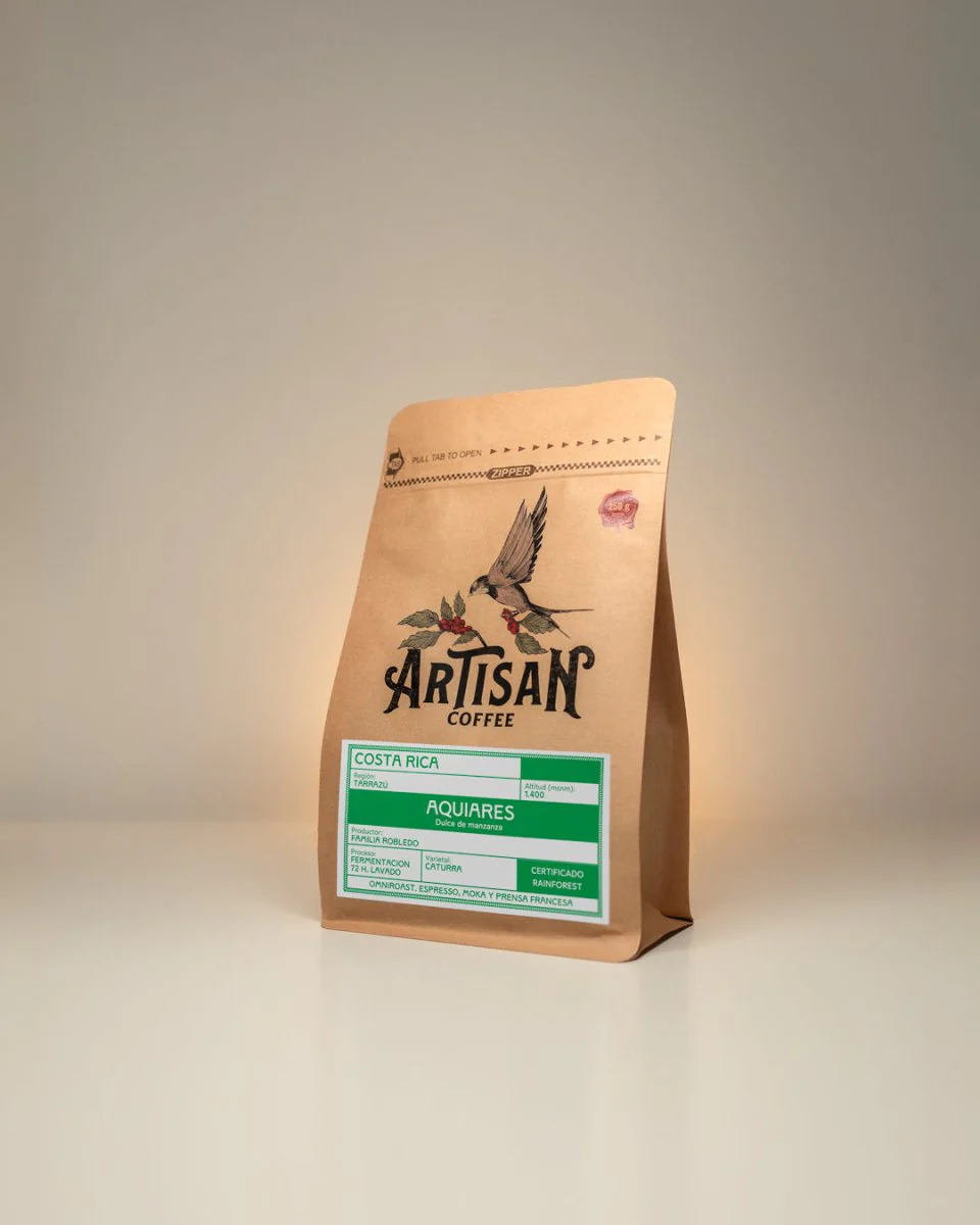 Aquiares. Café de Costa Rica. Lavado Anaeróbico