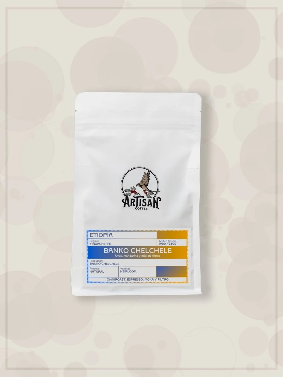 Banko Chelchele. Café de Etiopía, Yirgacheffe