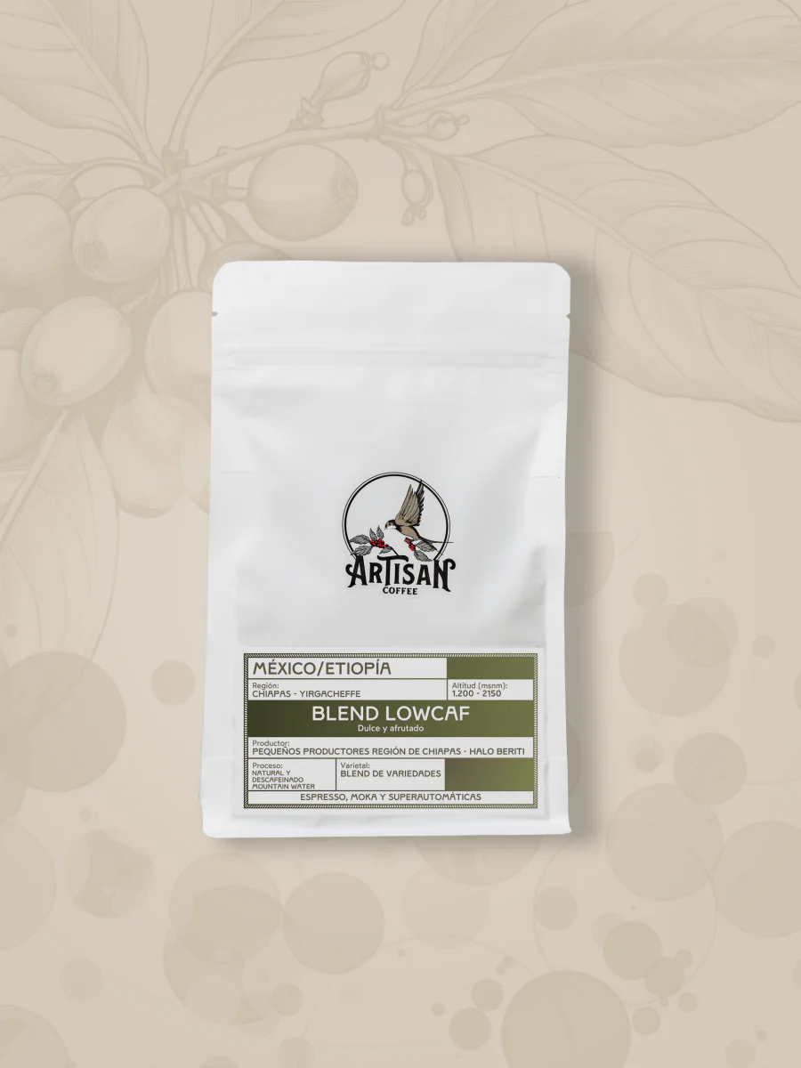 Blend Lowcaf – Café de México y Etiopía · Baja Cafeína · Espresso y Moka - Image 4