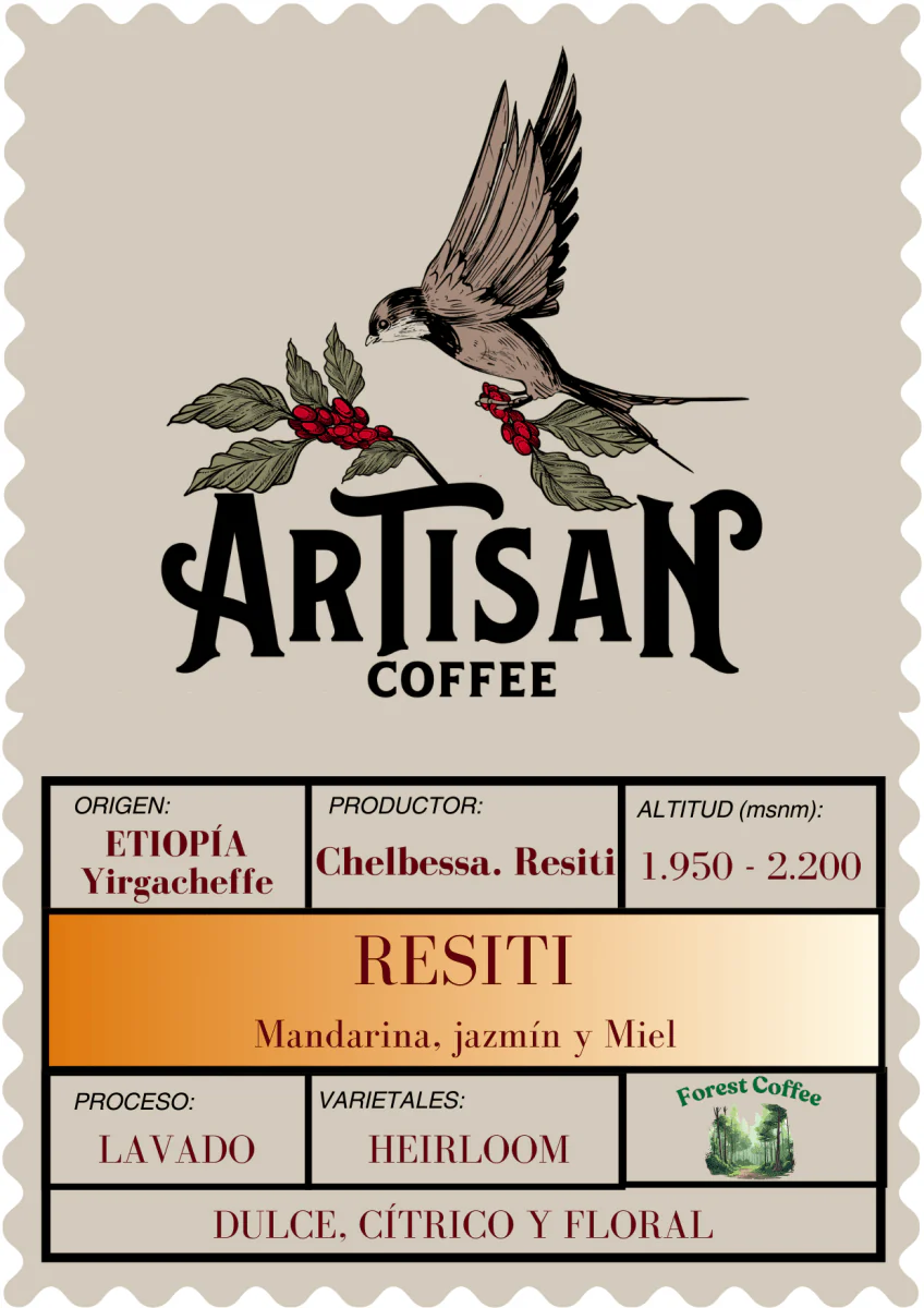Café de Etiopía. Resiti. Yirgacheffe - Image 2