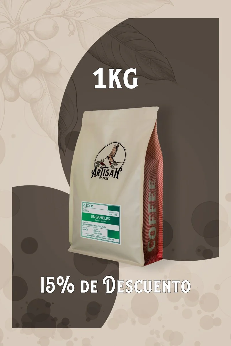 Café de Mexico - Ensambles - Café lavado para espresso, moka y superautomática - Image 2