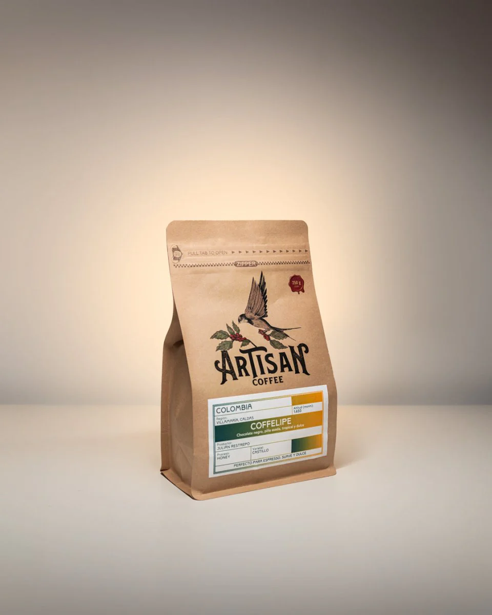 Coffelipe Honey. Café de Colombia