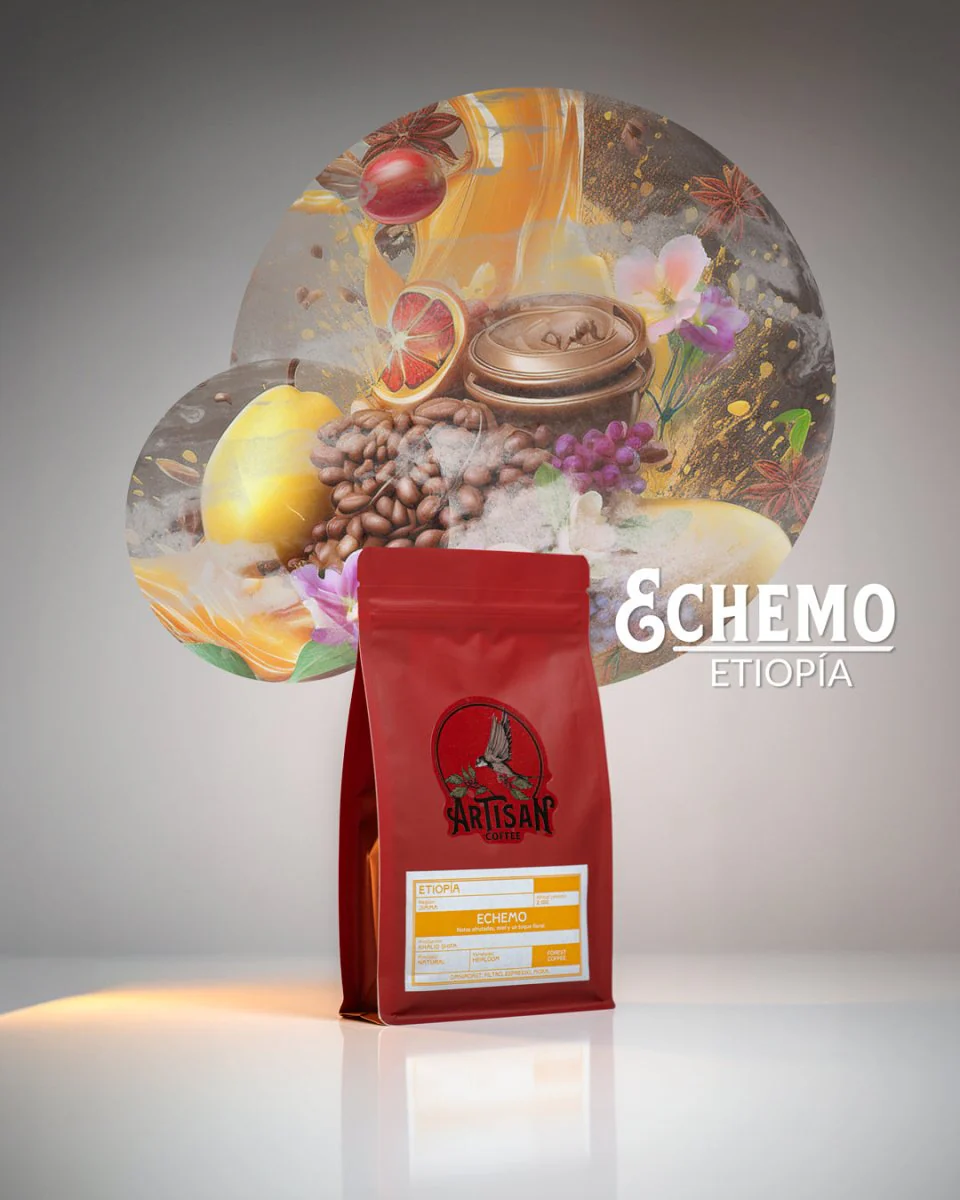 Echemo. Café de Etiopía. Natural. - Image 3