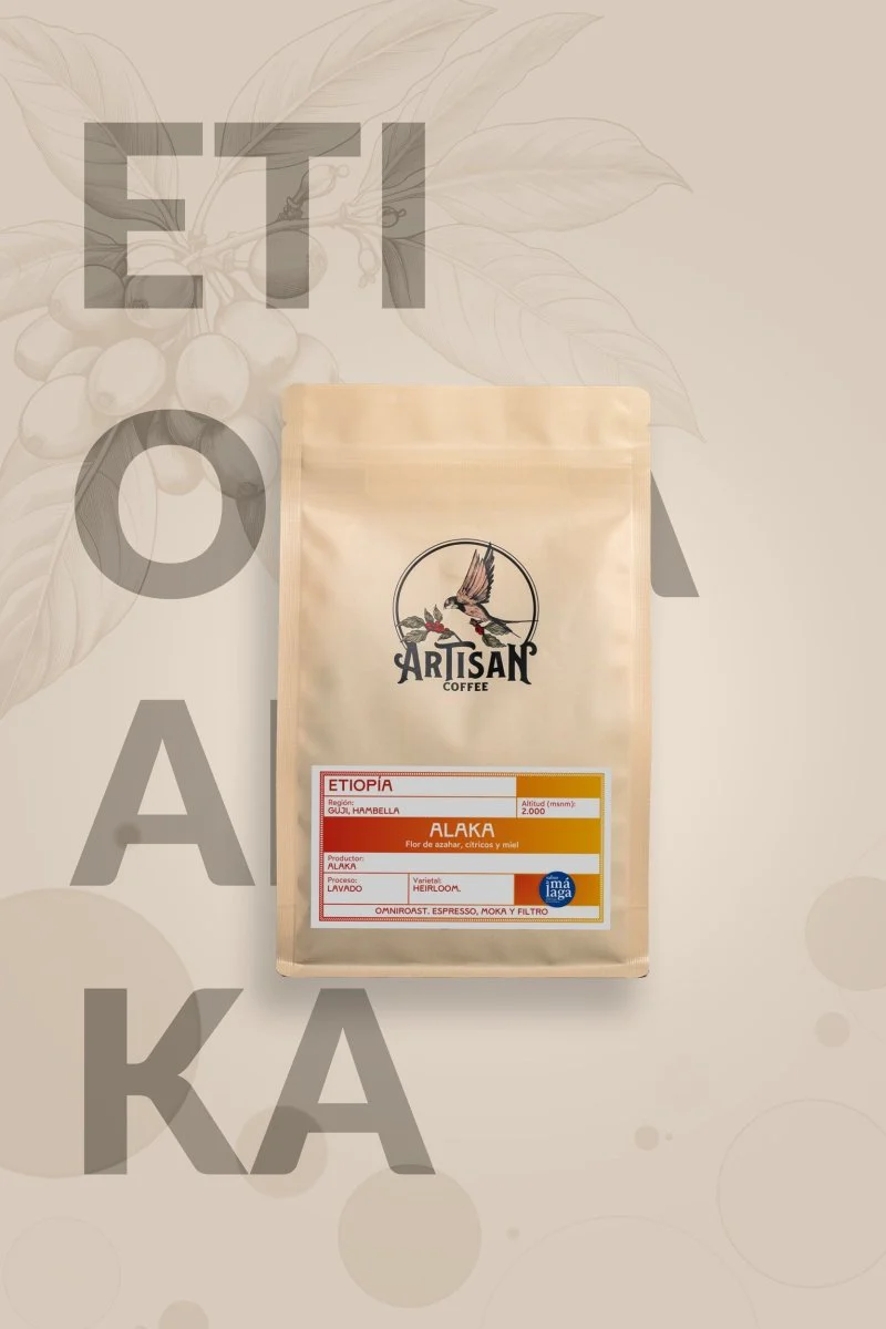 Alaka. Café de Etiopía, Guji. Lavado