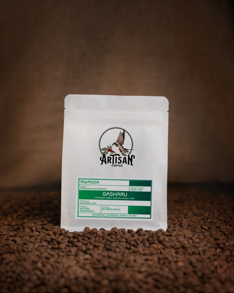 Gasharu. Café de Ruanda. Anaeróbico Natural.