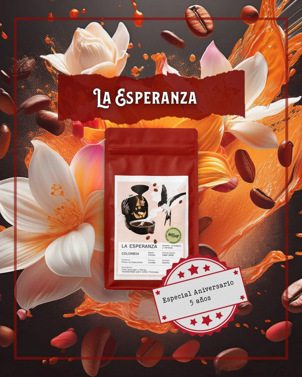 Colombia La Esperanza – Café Gesha floral y cítrico · Edición 5º Aniversario - Image 3