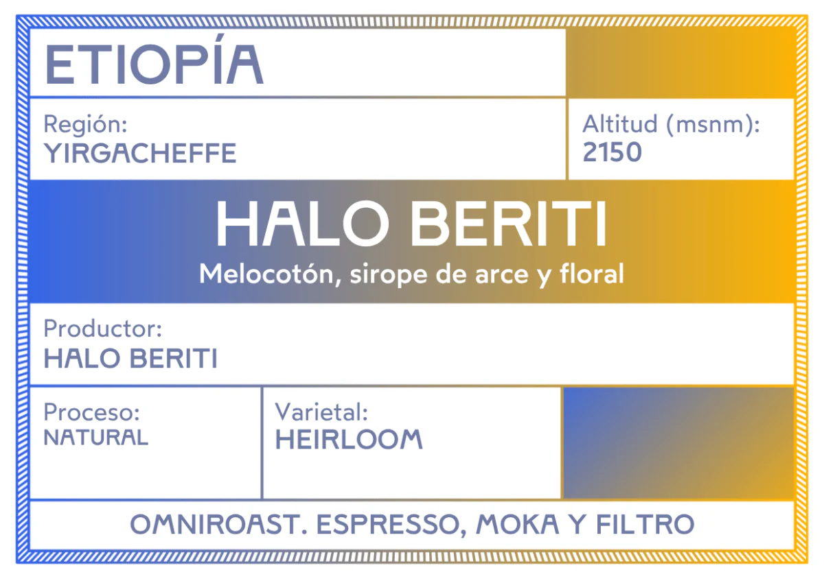 Halo Beriti. Café de Etiopía, Yirgacheffe - Image 3