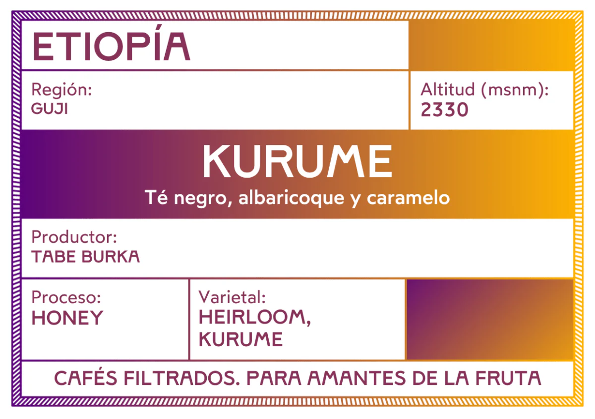 Kurume. Café de Etiopía, Honey - Image 3