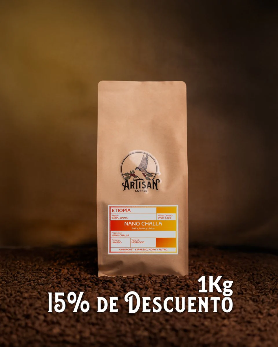 Nano Challa. Café de Etiopía. Lavado. - Image 2