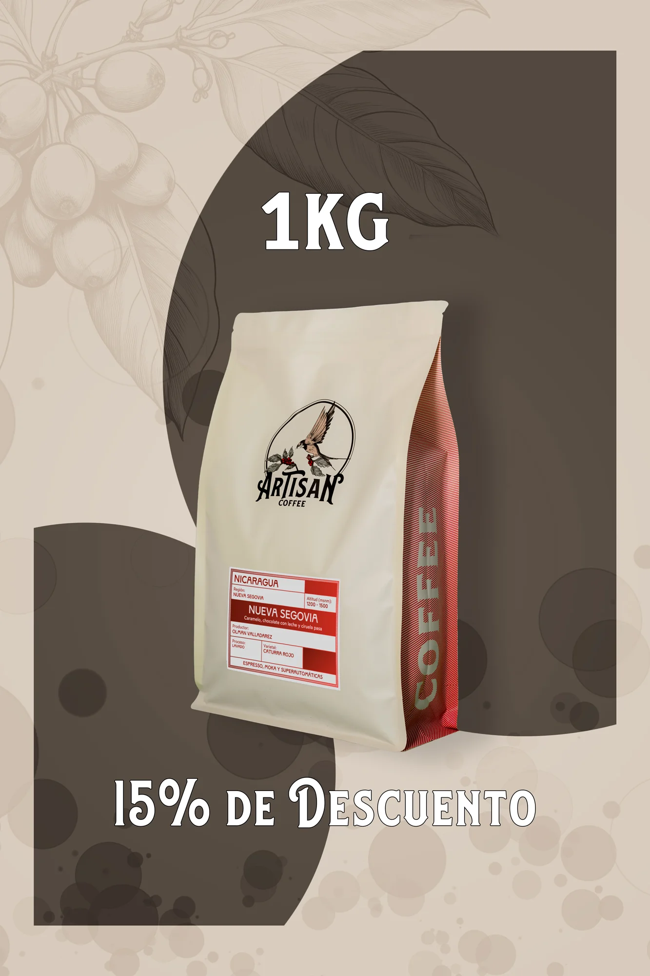 Nueva Segovia. Café de Nicaragua. Lavado - Image 2
