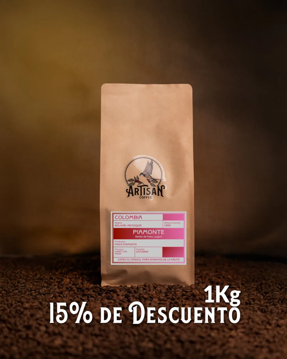 Piamonte. Café de Colombia Co-fermentado. Fresa y Yogurt · Honey Co-Fermentado - Image 3