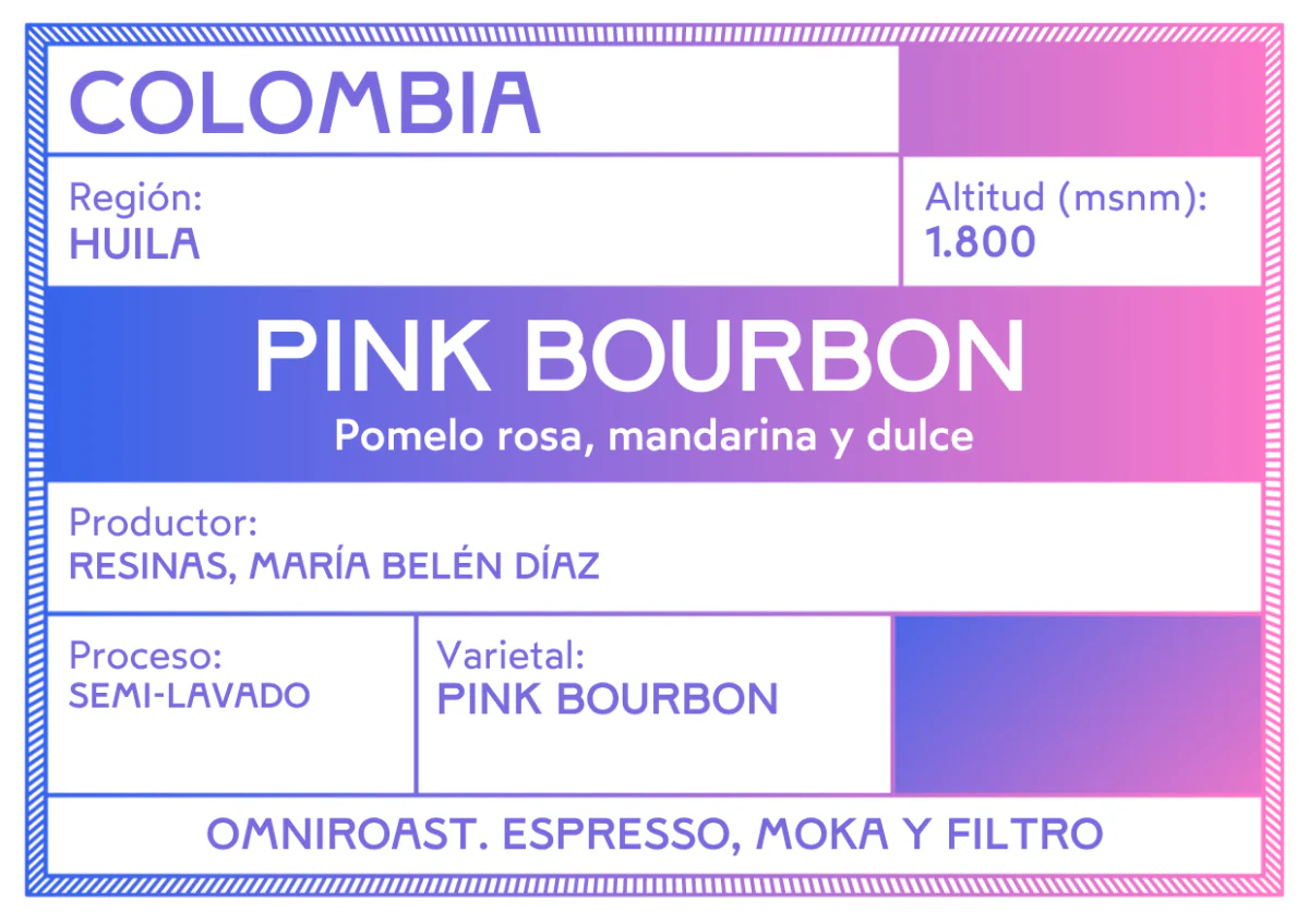 Pink Bourbon – Café de Colombia · Omniroast · Finca Resinas - Image 3