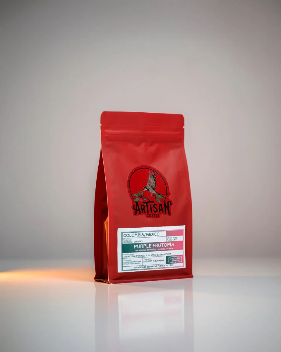 Purple Frutopía. Blend de cafés de Colombia y Mexico