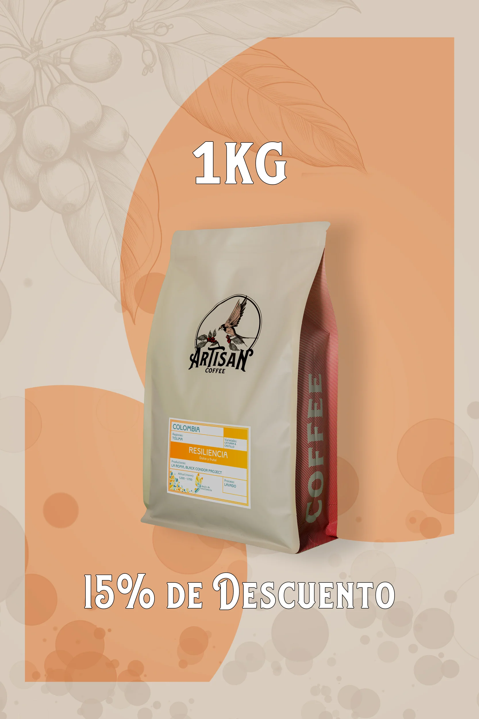 Dosis Resiliencia y Black Condor · Dosis de Dulzura y Fruta. Café de Colombia. Café benéfico - Image 2