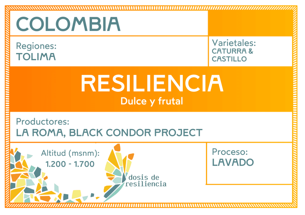 Dosis Resiliencia y Black Condor · Dosis de Dulzura y Fruta. Café de Colombia. Café benéfico - Image 3
