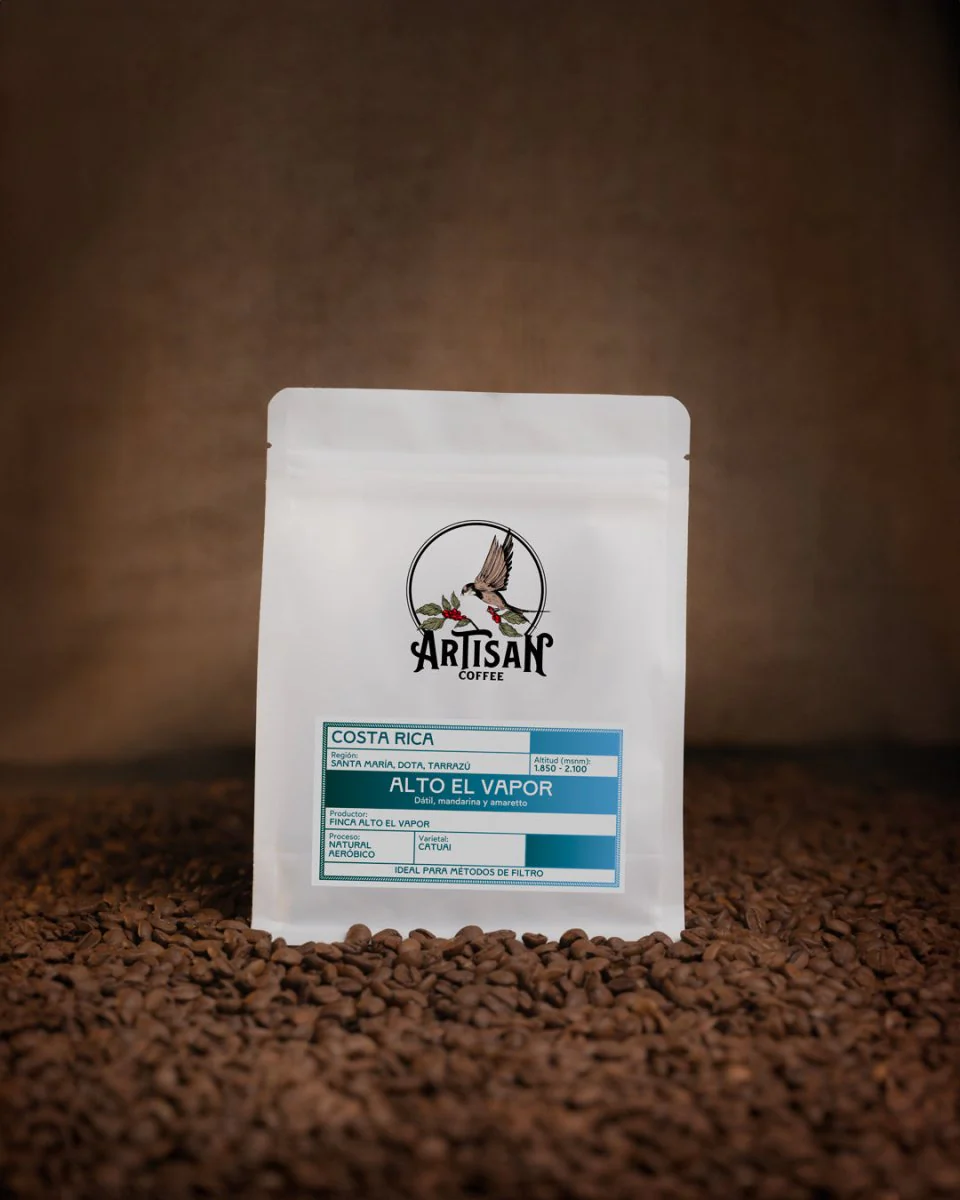 Finca Alto el Vapor. Café de Costa Rica. Natural Aeróbico