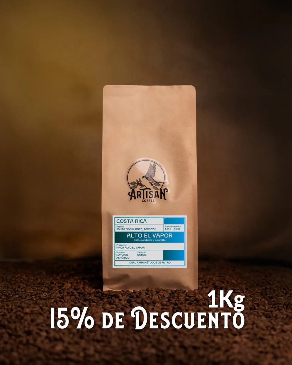 Finca Alto el Vapor. Café de Costa Rica. Natural Aeróbico - Image 3