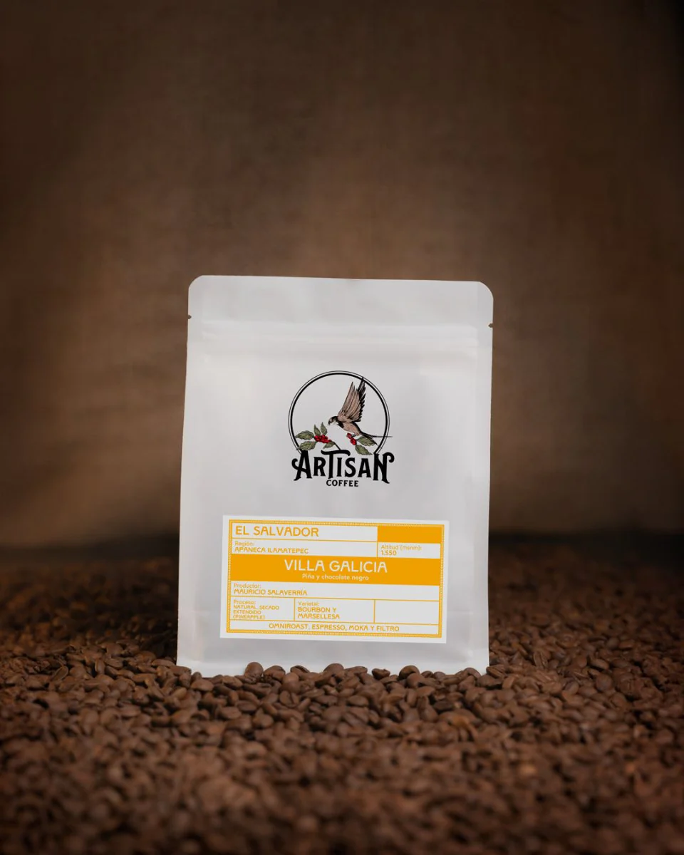 Villa Galicia. Café de El Salvador. Natural. Secado extendido Pineapple