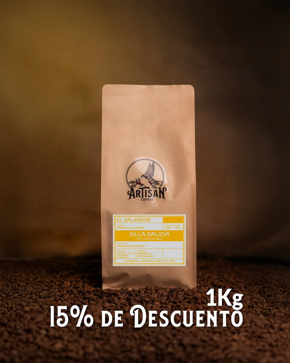 Villa Galicia. Café de El Salvador. Natural. Secado extendido Pineapple - Image 2